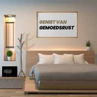 Elektronische Brandwerende Kluis 38x30x30 cm Zwart