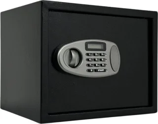 Elektronische Brandwerende Kluis 38x30x30 cm Zwart