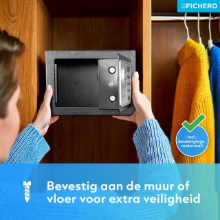 Wat vinden we goed aan de Fichero Elektronische Stalen Kluis