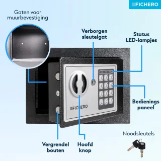 Fichero Elektronische Stalen Kluis