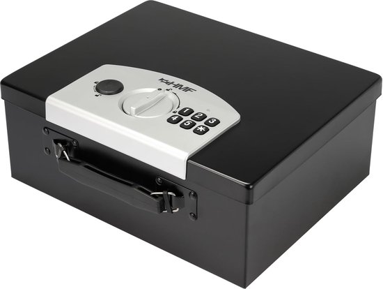 Geldkistje Brandwerend Kluis Sleutel 32x25x12cm review