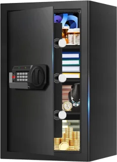 Grote Kluis Documentenkist Veiligheidskluis 5.0 cu ft Zwart