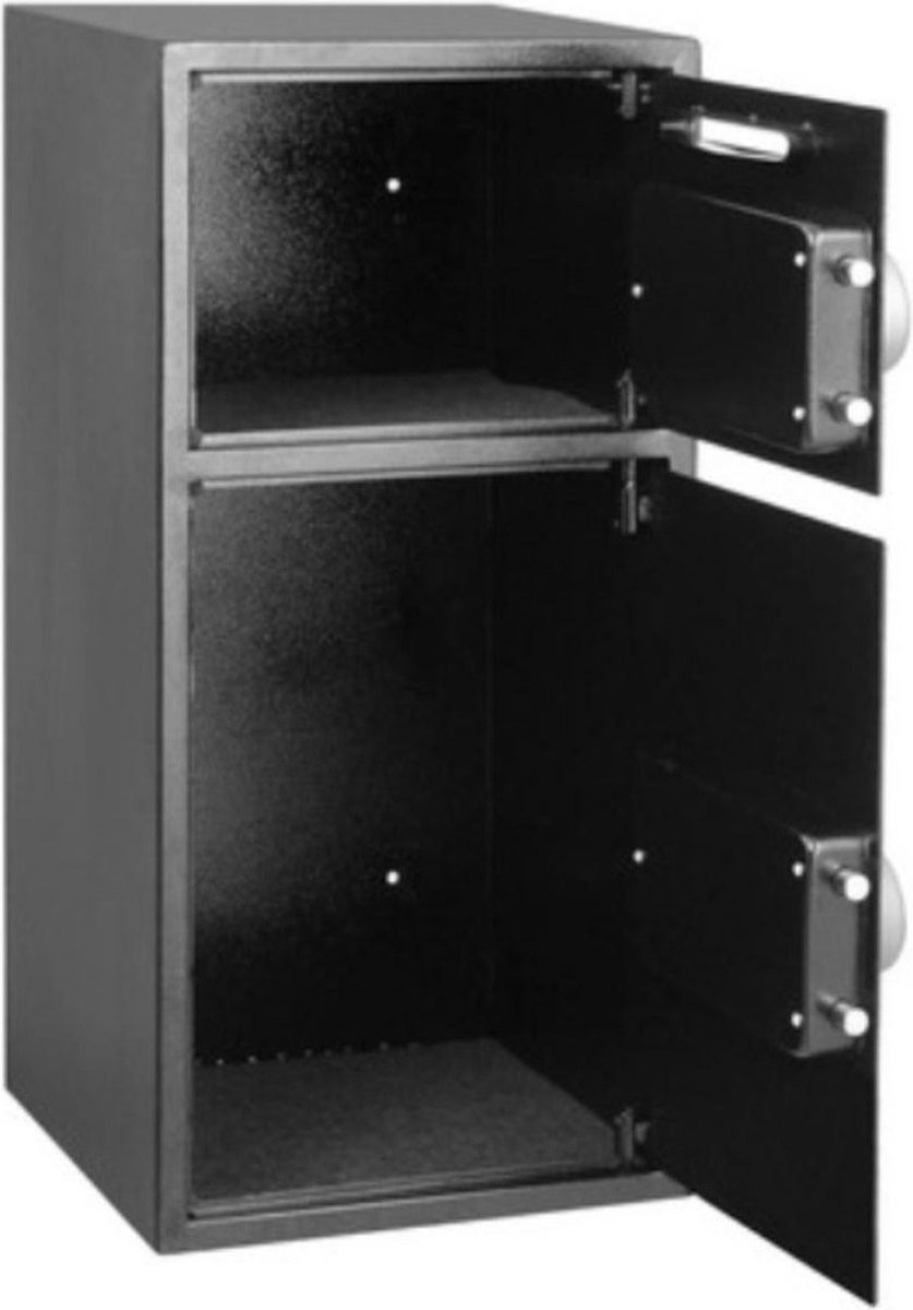 Wat vinden we goed aan de Happyment Dubbele Elektrische Kluis 25 kg Zwart