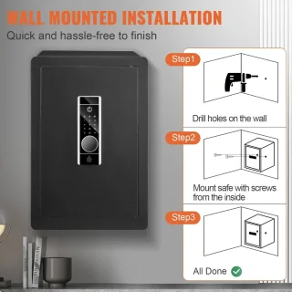 Happyment Elektronische Kluis Deluxe Vingerprint