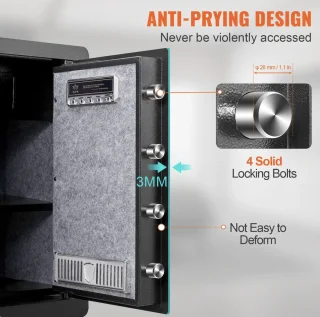 Happyment Elektronische Kluis Deluxe Vingerprint