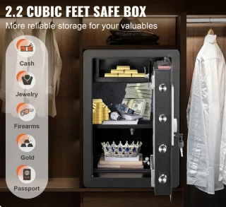 Happyment Elektronische Kluis Deluxe Vingerprint