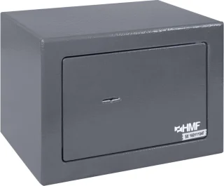 HMF Brandwerende Geldkluis met Sleutel 23x17x17 cm Grijs