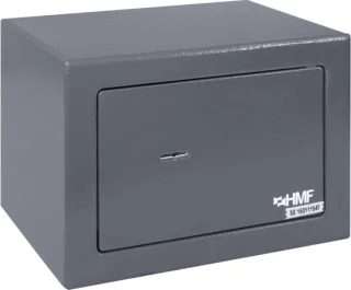 HMF Brandwerende Geldkluis met Sleutel 23x17x17 cm Grijs