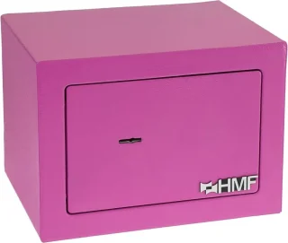 HMF Brandwerende Geldkluis met Sleutel 23x17x17cm Roze