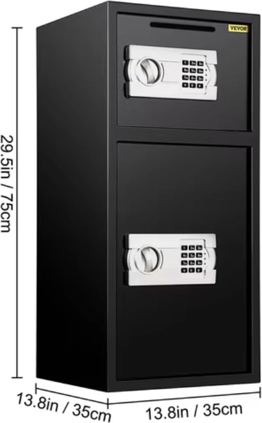 J&R Veiligheids Kluis 75L — degelijke, praktische beveiliging voor thuis en kantoor