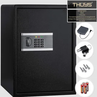 Kesser Elektrische Kluis Luxe Zwart