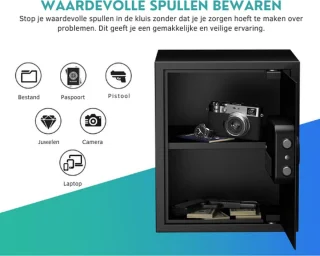 Kluis Brandwerend Met Cijferslot En Sleutelslot