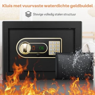 Kluis Brandwerend Met Cijferslot En Sleutelslot