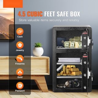 Wat vinden we goed aan de Kluis Meubelkluis 127 L Zwart