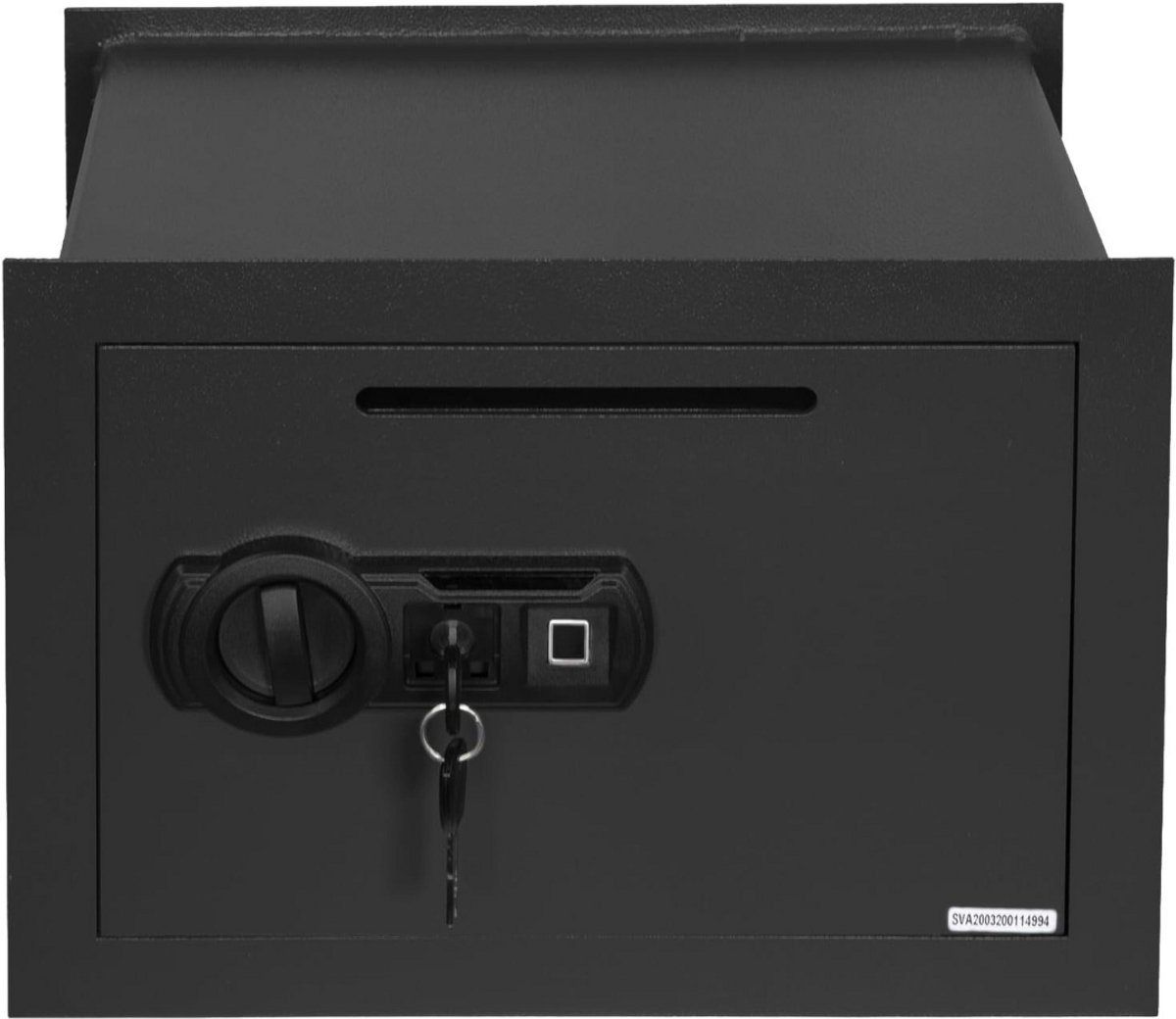 De Kluis Vingerafdruk Alarmsysteem Brandwerend Zwart in één oogopslag