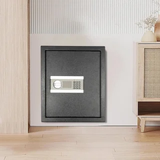 Kluis Vingerafdruk Alarmsysteem Zwart