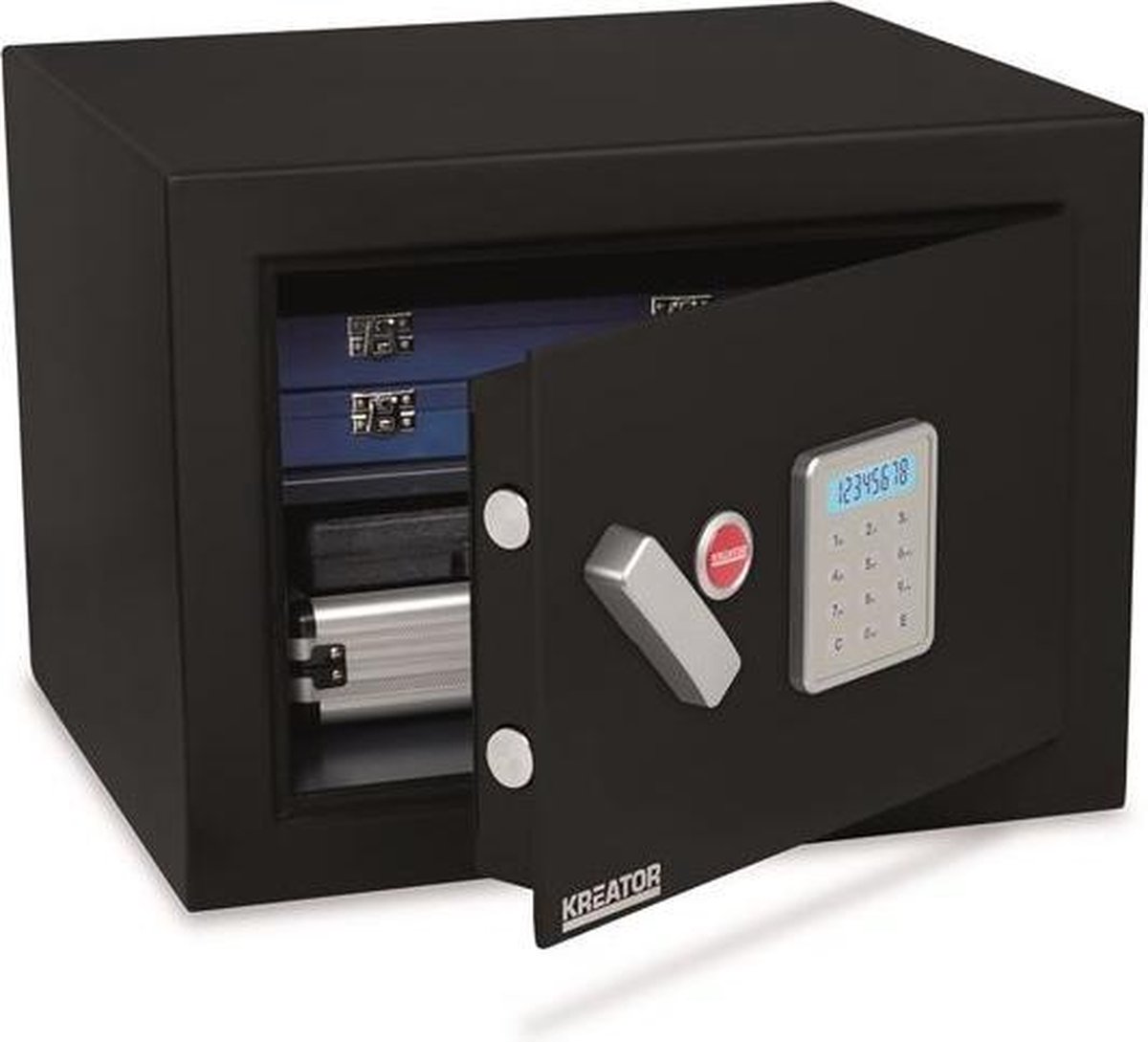 Wat vinden we goed aan de Kreator KRT692030 Elektronische Brandwerende Kluis 33x45x39,5 cm