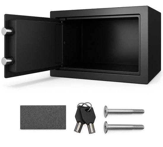 Luxe Brandwerende Kluis Zwart Cijferslot en Sleutel review