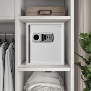 Luxe Elektrische Kluis XXL Grijs Met Cijferslot en Sleutel