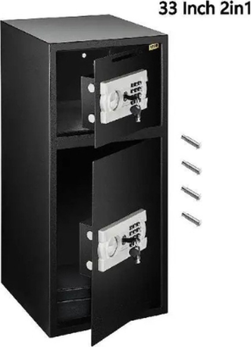 De Mason® Elektronische Brandwerende Kluis Met Dubbele Deur in één oogopslag