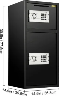 Mason® Elektronische Brandwerende Kluis Met Dubbele Deur