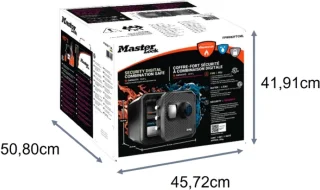 Masterlock FPW082FTCML Brandwerende Kluis Cijferslot Zwart 34.8x41.7x41.8 cm