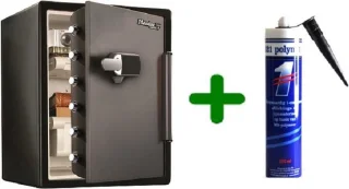 Masterlock Kluis Cijferslot 60 x 47 x 49 cm Zwart