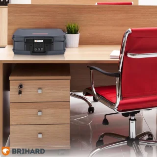 Merkloos Draagbare Brandkist 165x44x368 mm