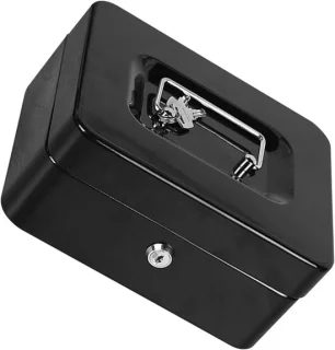 Metalen Kluis 25 x 20 x 9 cm Zwart