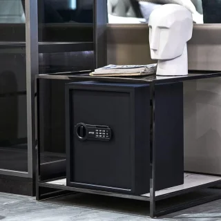 MKSS Kluis Vingerafdruk 35x35x40 cm Zwart