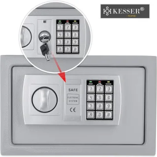 MKSS Kluis Vingerafdruk Brandwerend Zilver