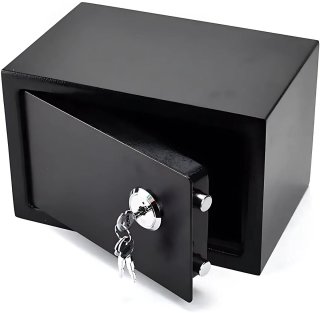 De Moderne kluis 23 cm - Zwart in één oogopslag