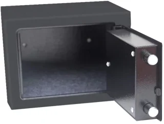 Moderne kluis 23 cm - Zwart