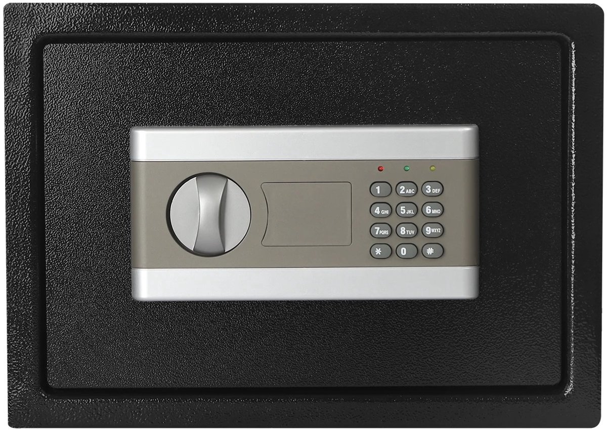 Wat vinden we goed aan de Mygroot digitale meubelkluis met brandwerende geldzak en verwijderbare plank