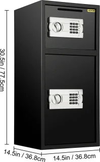 N.lux Dubbele Elektrische Kluis Cijferslot