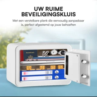 Raykon Valdura Vault Elektronische Brandwerende Kluis Wit