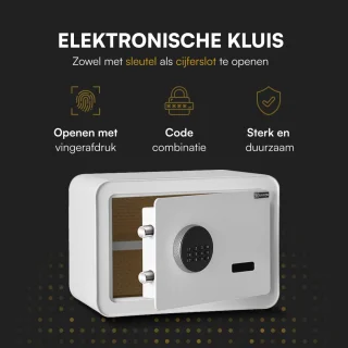Raykon Valdura Vault Elektronische Kluis Wit