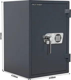 Rottner Alexander Fire 65 Elektronische Kluis Grade 1 65,5x44x43cm