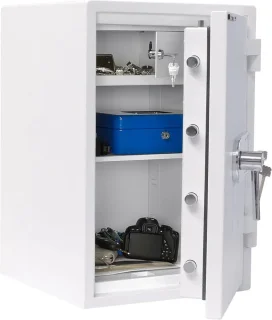 Rottner Atlas Fire 65 Meubelkluis EN1 Wit Elektronisch