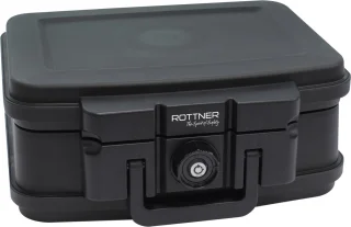 Rottner Brandwerende Data Box 1 Zwart Cilinderslot