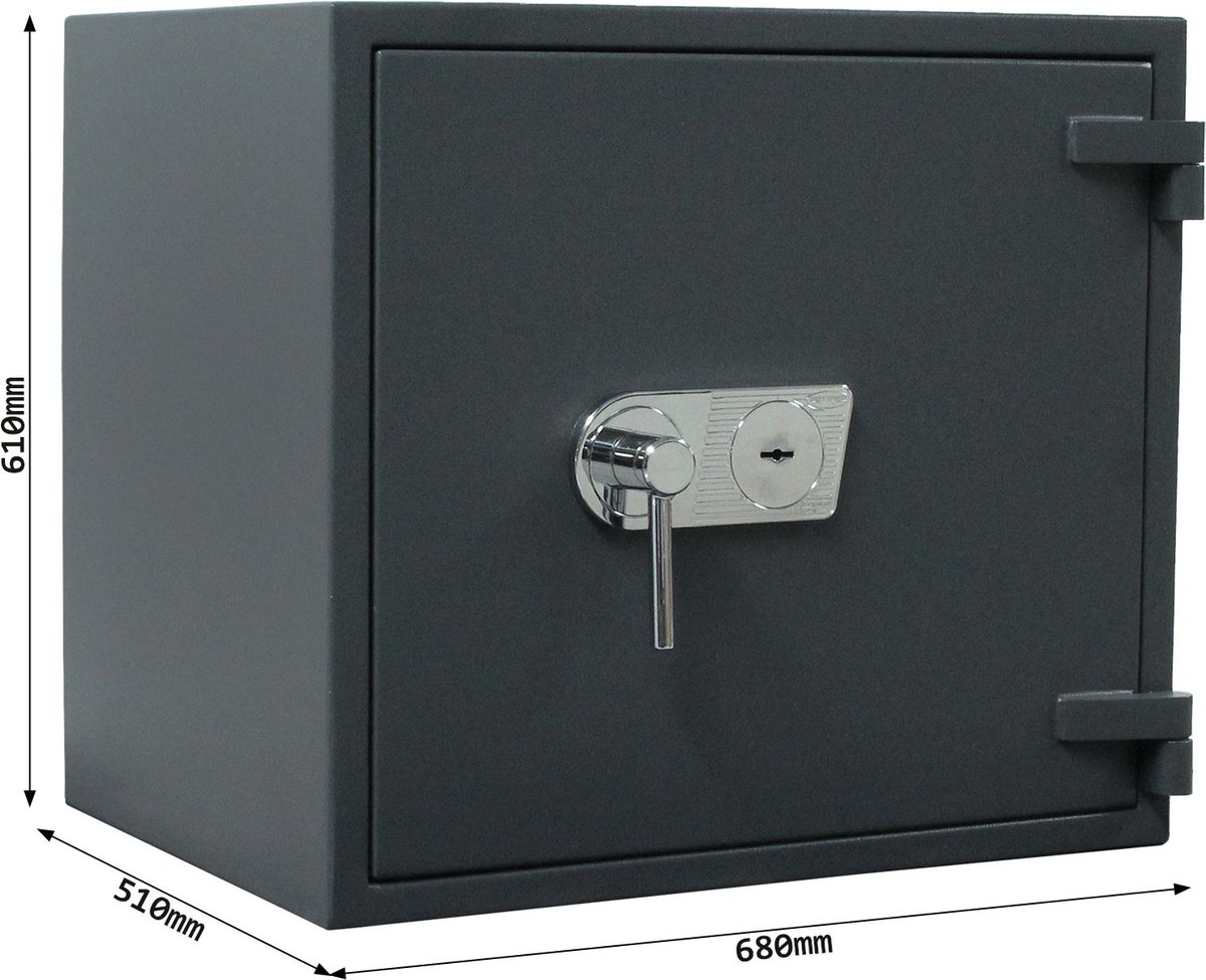 Rottner Galaxy 60 IT EN2 Sleutelslot Kluis 61x68x51cm