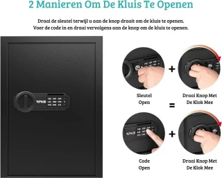 RPNB Elektrische Kluis 51L Zwart