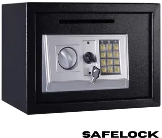 SafeLock Brandwerende Kluis XL 35x25x25 Elektrisch & Sleutelslot