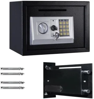 SafeLock Brandwerende Kluis XL 35x25x25 Elektrisch & Sleutelslot