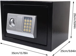 SafeLock Kluis Brandwerend XL 15L met Cijferslot en Sleutel