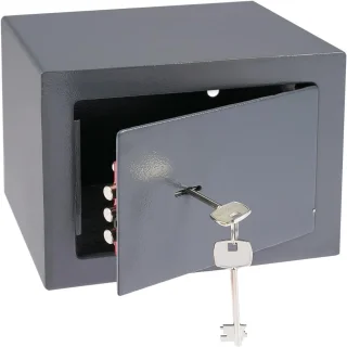 De SAVI® Kluis Antraciet 17 x 23 x 17 cm in één oogopslag