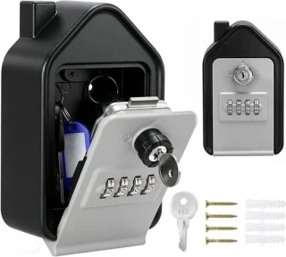 Sleutelkluis cijfercode - key box - grijs