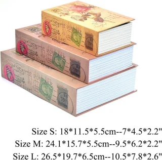 SnelShoppen - Verborgen boekkluis met combinatieslot, maat S 18 x 11,5 x 5,5 cm