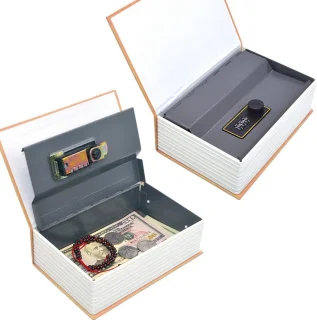 SnelShoppen - Verborgen boekkluis met combinatieslot, maat S 18 x 11,5 x 5,5 cm