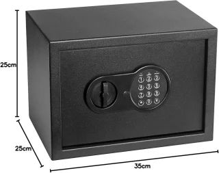 Wat vinden we goed aan de SNJY® Documentenkluis 25 x 35 x 25 cm Zwart